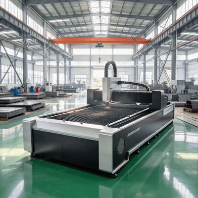 máquina de corte automática 1530 25mm da chapa metálica 200A Max Cutting Thickness