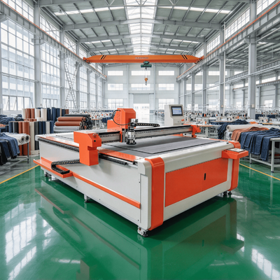 máquina de corte 380V de oscilação 1611 1625 carros Mat Cutting Machine