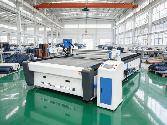 Máquina de corte de oscilação automática do fato do CNC da máquina de corte do vestuário de AC380V